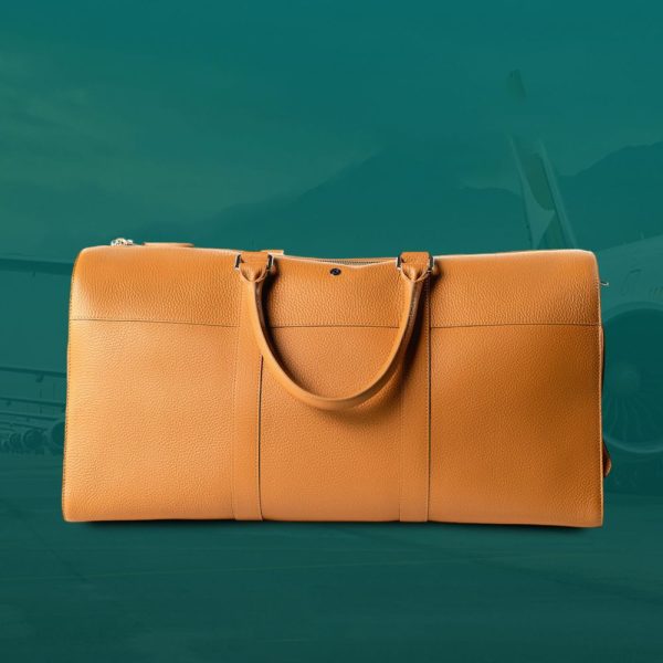 Leather Weekender Duffel