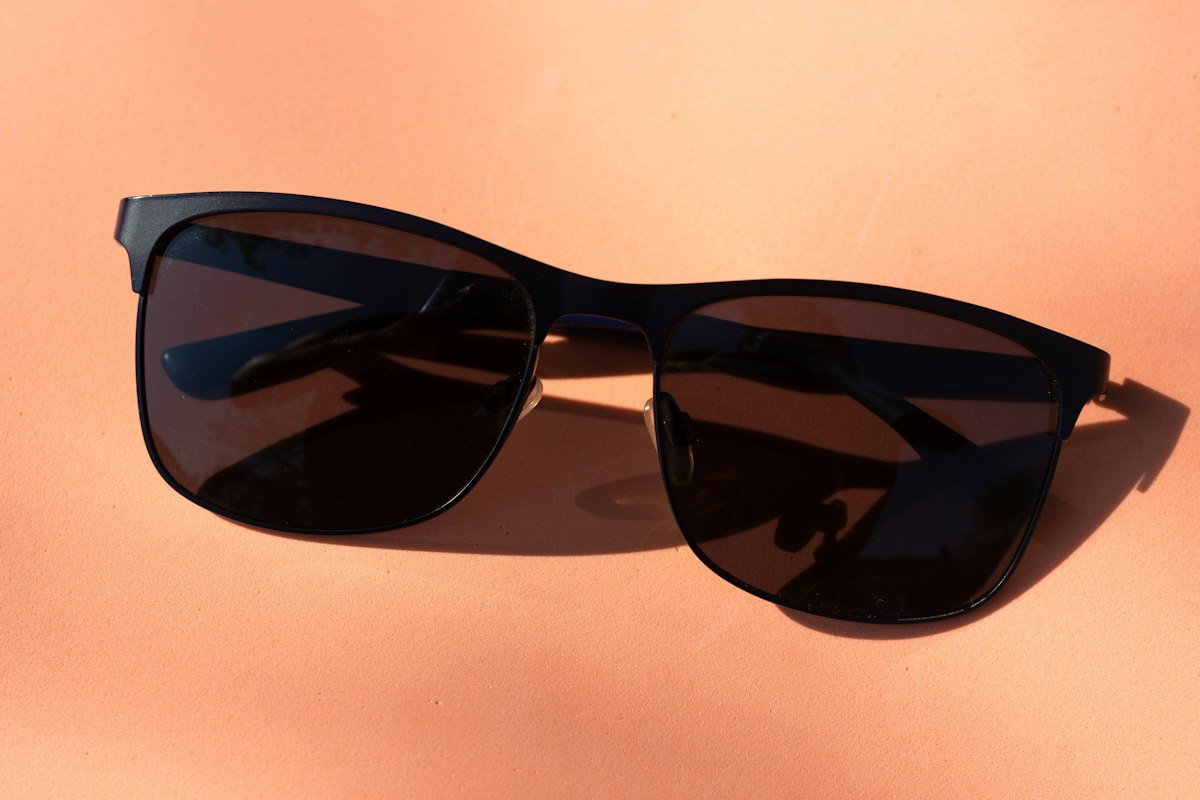 Polarized Square Sunglasses - Black