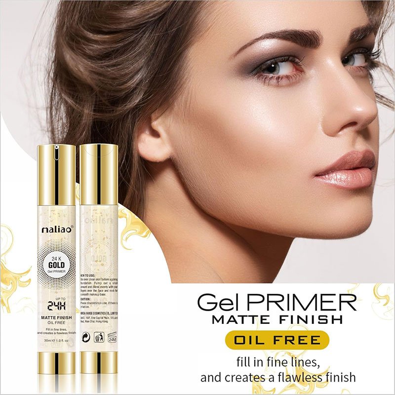 24K-Gold-1.jpg Maliao Professional Matte Finish Oil Free 24K Gold Gel Primer 30ml