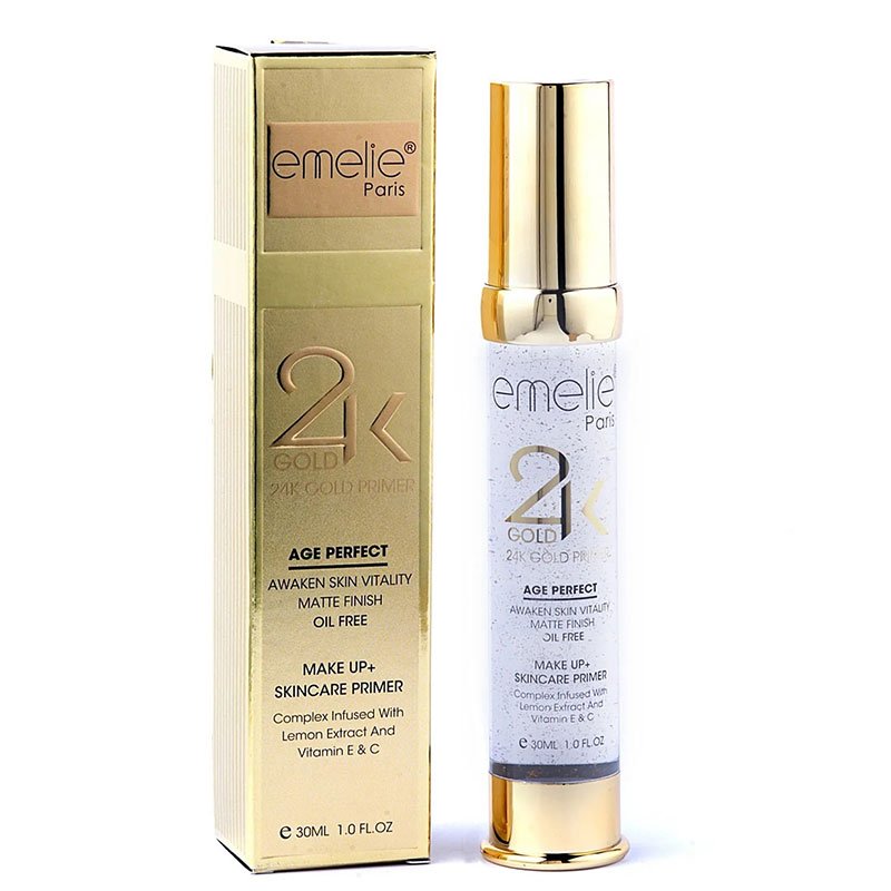 Emelie Age Perfect Matte Finish Oil Free 24K Gold Primer 30ml