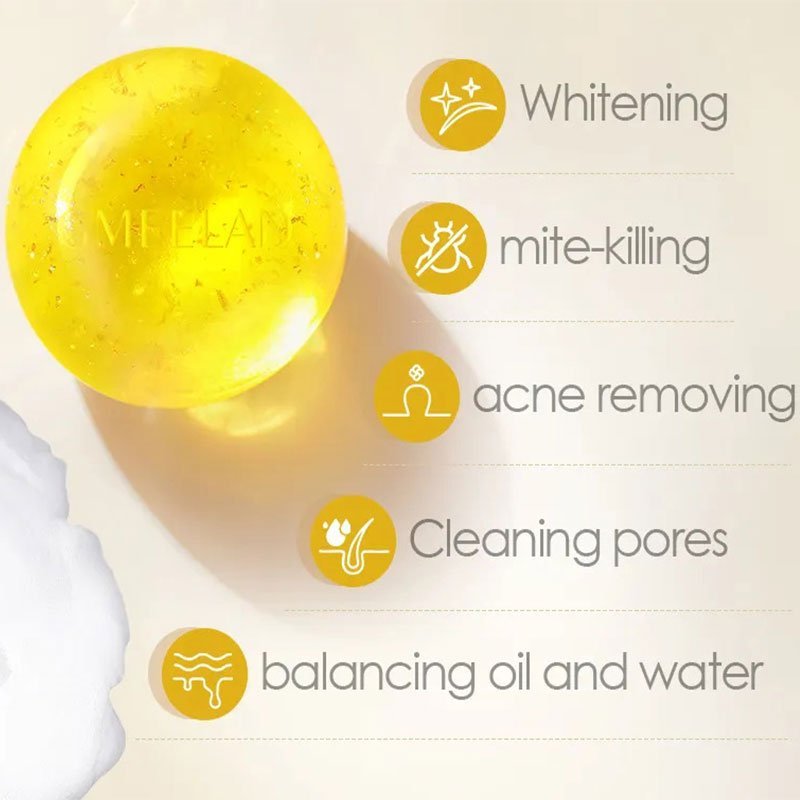 24K-Gold-Soap-1.jpg Gmeelan 24K Gold Essential Oil Soap X10 Brightening Plus 100g