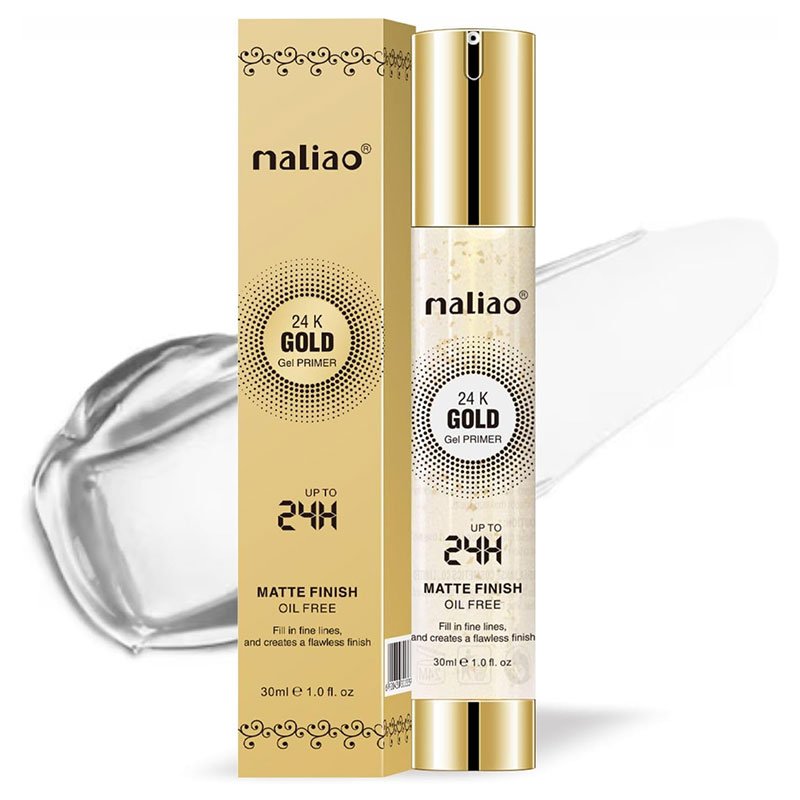 24K-Gold.jpg Maliao Professional Matte Finish Oil Free 24K Gold Gel Primer 30ml