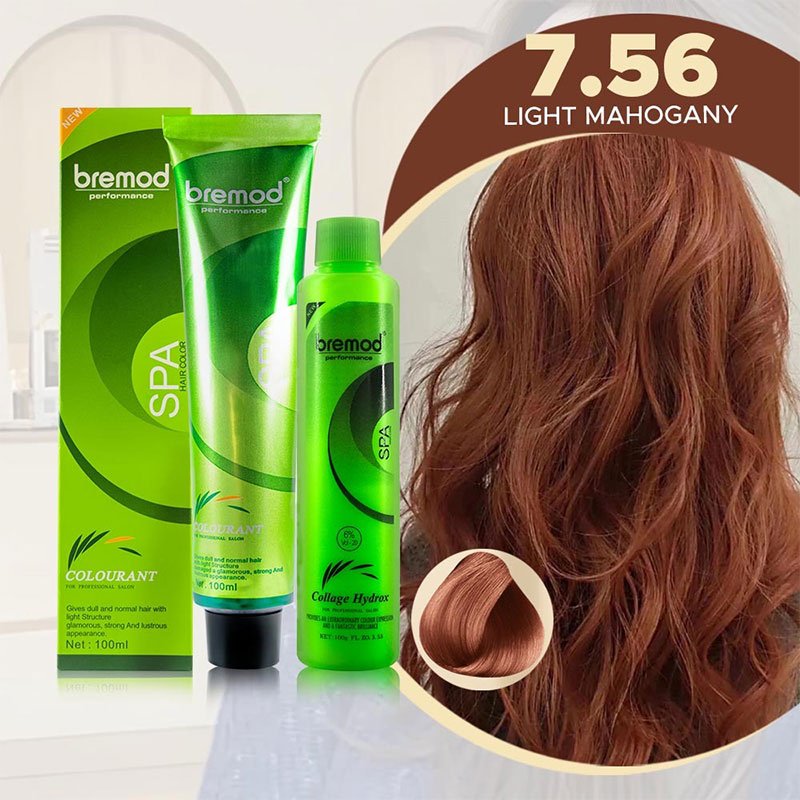 Bremod Performance 6.56 Light Mahogany SPA Hair Color
