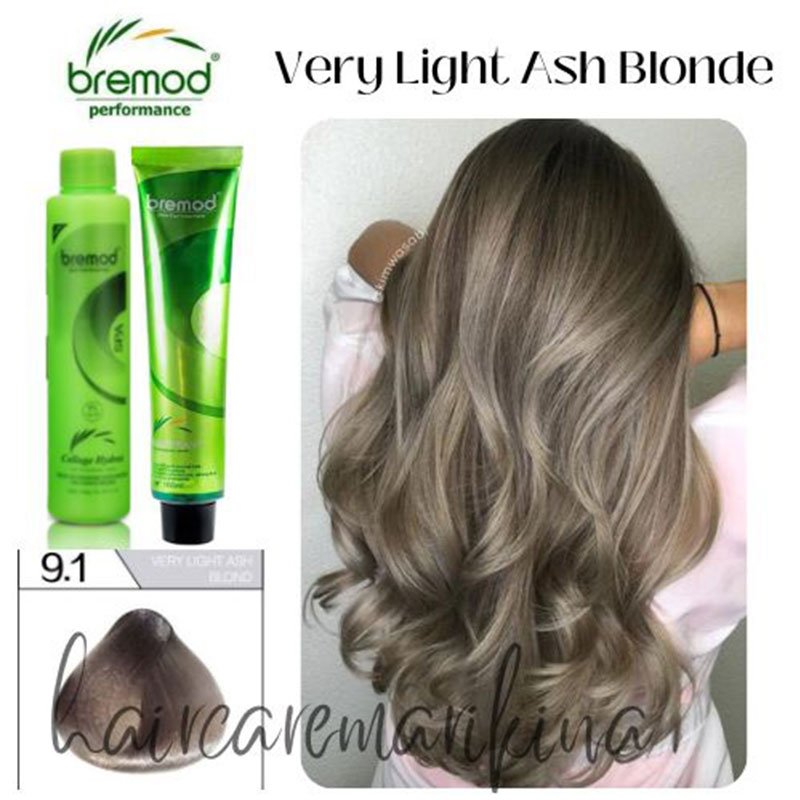 Bremod Performance 9.1 Very Light Ash Blond SPA Hair Color