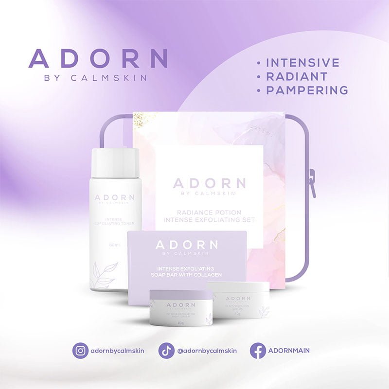 Adron-Rejuvenating-Set.jpg Adorn By CalmSkin Radiance Potion Intense Exfoliating Set