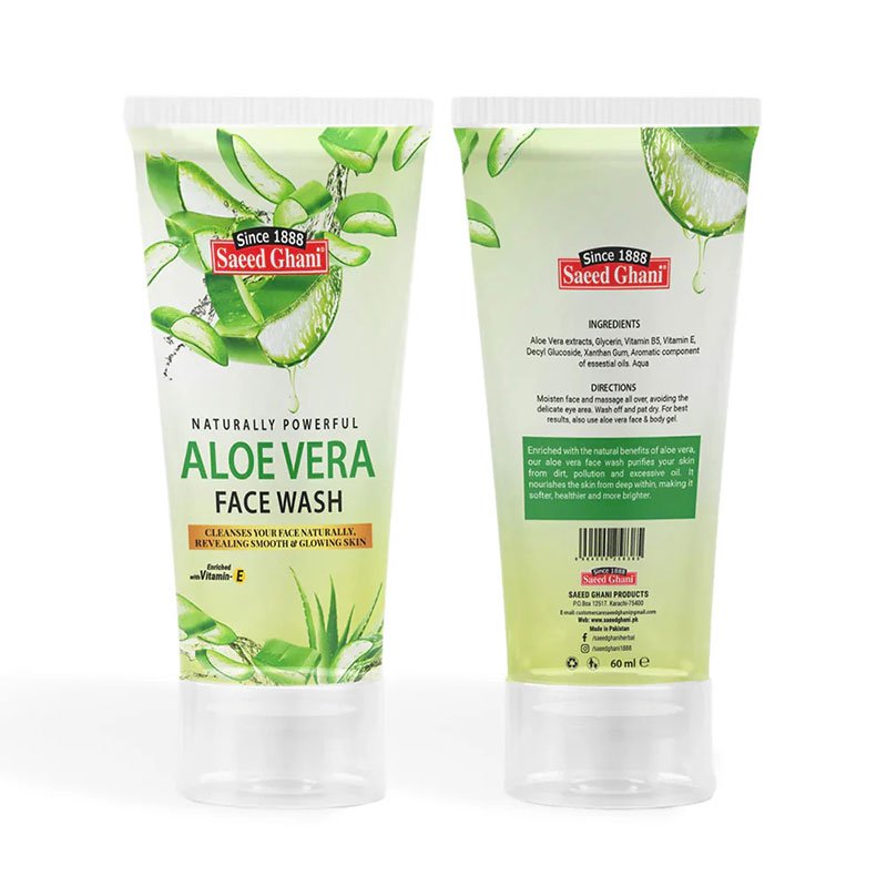 Aloe-Vera-Face-Wash.jpg Saeed Ghani Naturally Powerful Aloe Vera Face Wash