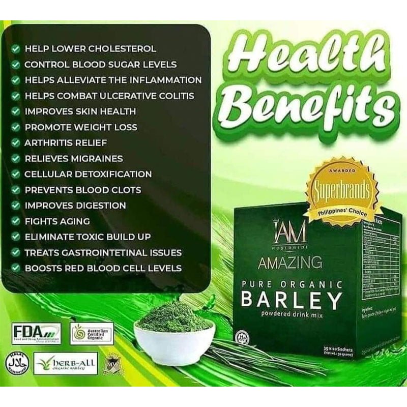 Amazing-Barley-1.jpg AMAZING Pure Organic Barley Powdered Drink Mix from Australia