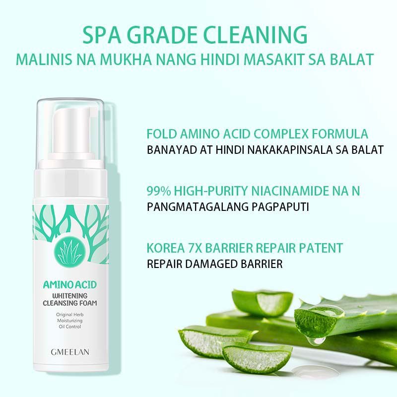 Amino-Acid-2.jpg Gmeelan Amino Acid Whitening Cleansing Foam 150ml