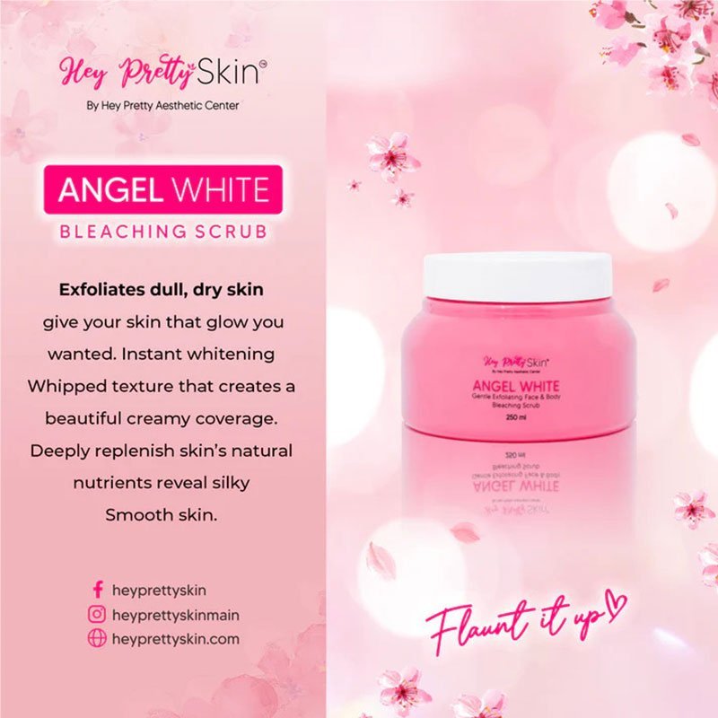 Angel-White-1.jpg Hey Pretty Skin Angel White Gentle Exfoliating Face & Body Bleaching Scrub