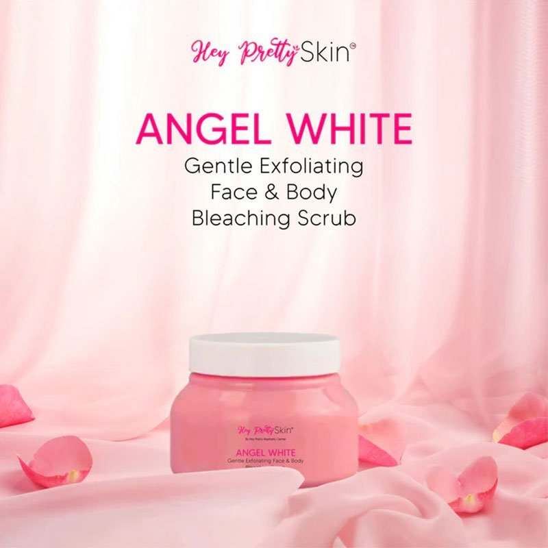 Angel-White.jpg Hey Pretty Skin Angel White Gentle Exfoliating Face & Body Bleaching Scrub