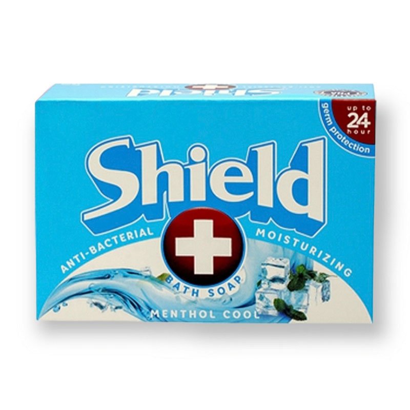 Anti-Becterial-Moisturizing.jpg Shield Menthol Cool Anti-Bacterial + Moisturizing Bath Soap 120g