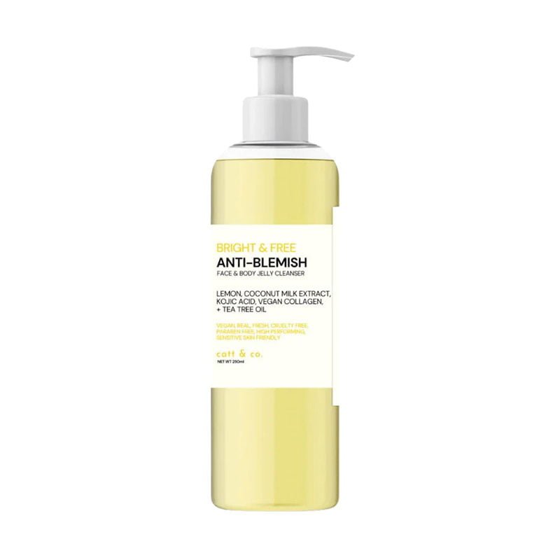 Anti-Blemish-Jelly-Cleanser.jpg Catt & Co Bright and Free Anti-Blemish Face & Body Jelly Cleanser 200ml