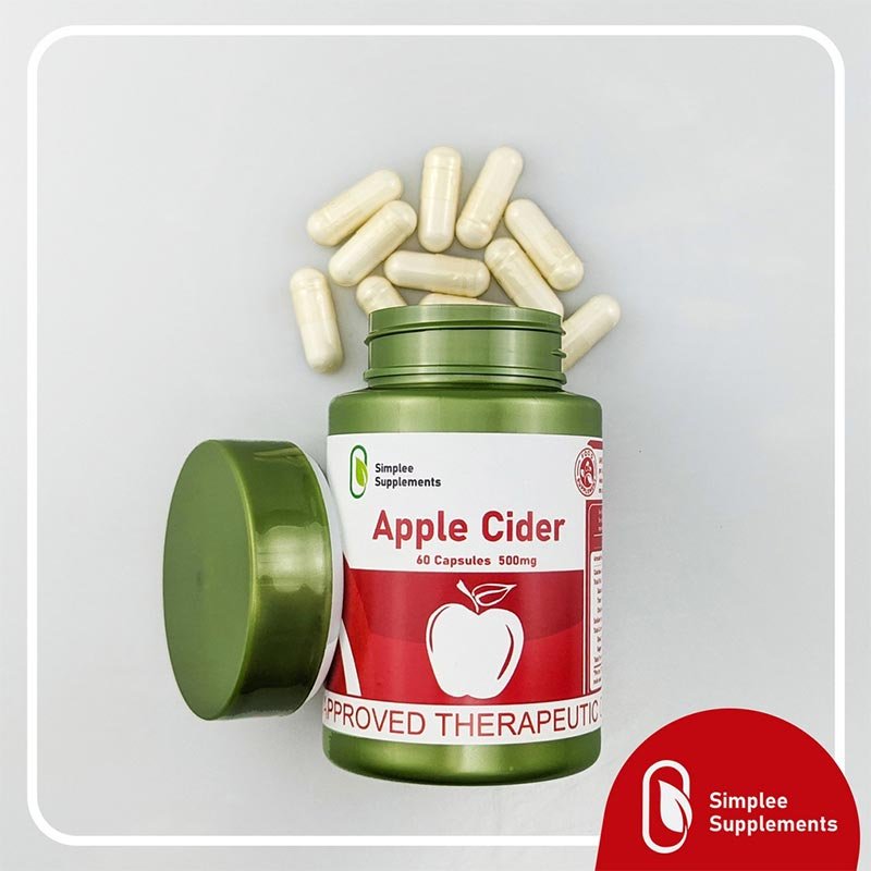 Simplee Supplement Apple Cider 60 Capsules 500mg
