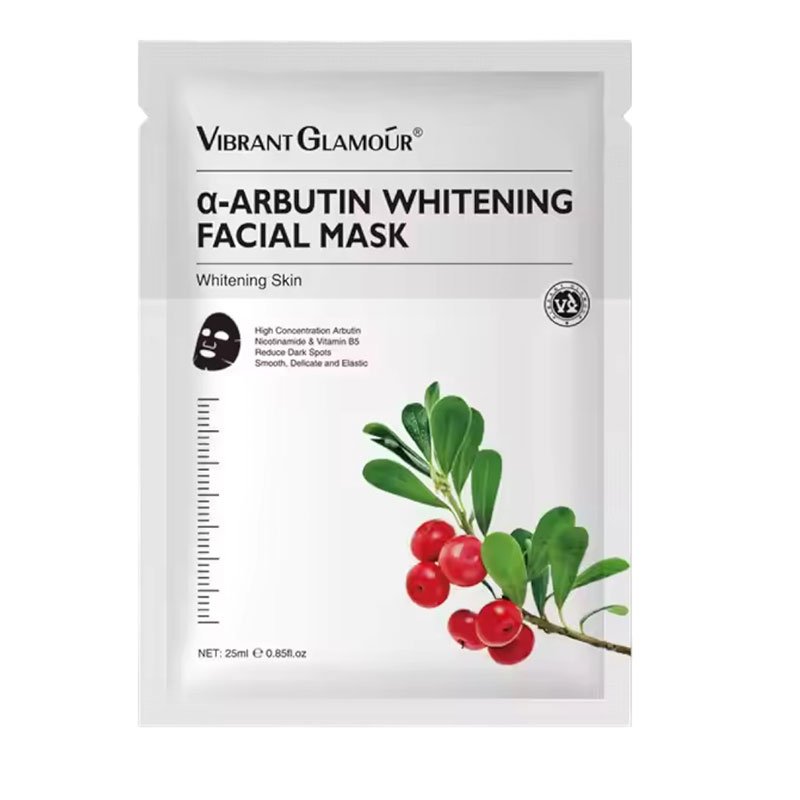 Arbutin-Whitening-Facial-Mask.jpg VIBRANT GLAMOUR α-Arbutin Whitening Facial Mask 25ml