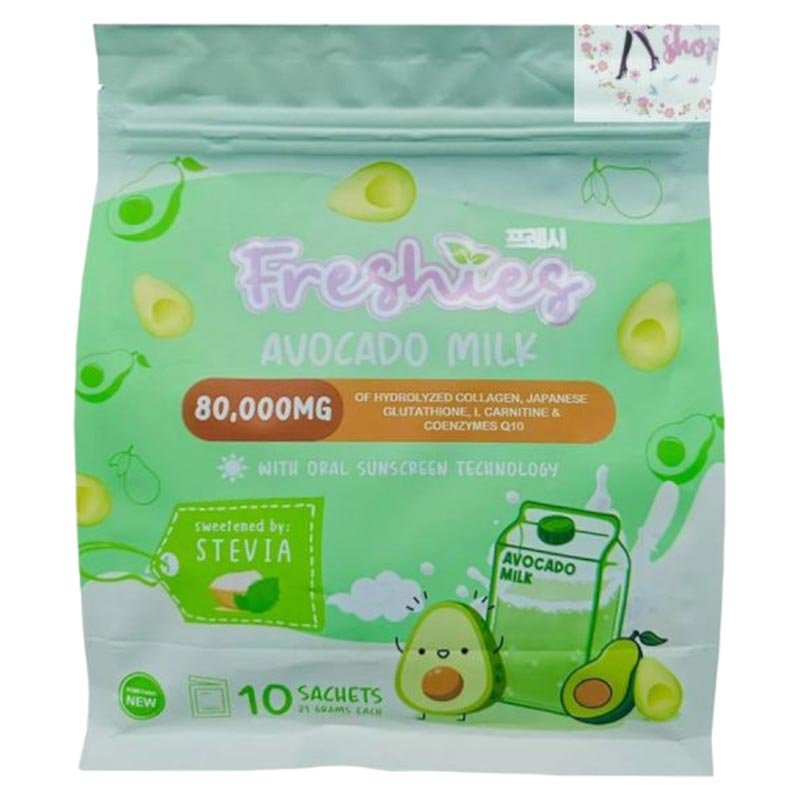 Avocado-Milk.jpg JUJU GLOW Freshies Avocado Milk 80000mg Collagen + Gluta Drinks