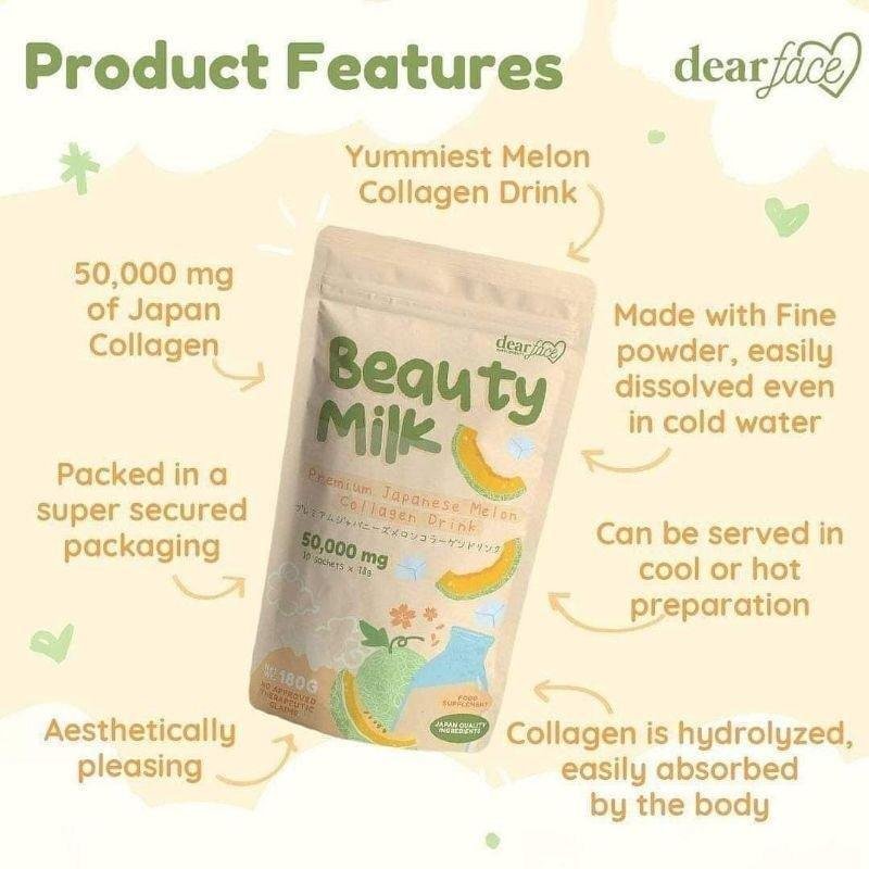 Beauty-Milk-2.jpg Dear Face Beauty Milk Premium Japanese Melon Collagen Drink