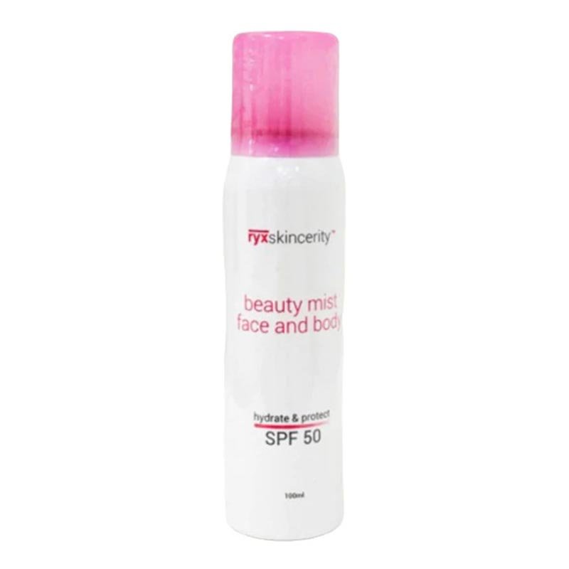 Beauty-Mist-100ml.jpg Ryxskincerity Beauty Mist Face and Body Hydrate & Protect Spf 50