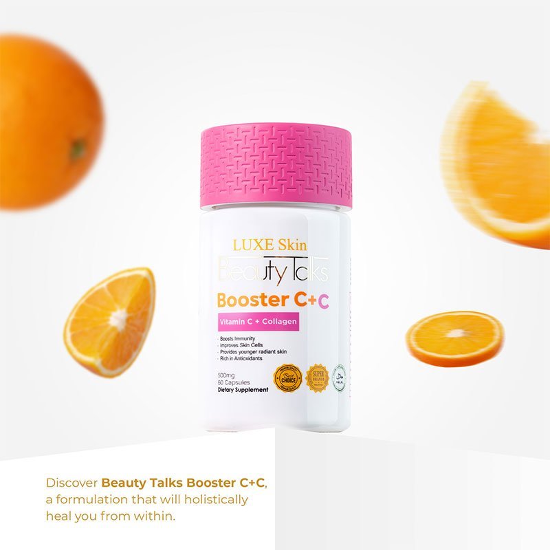 Luxe Slim Beauty Talks Booster C+C (Vitamin C + Collagen) 60 Capsule