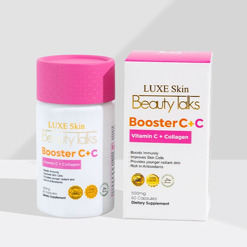 Luxe Slim Beauty Talks Booster C+C (Vitamin C + Collagen) 60 Capsule