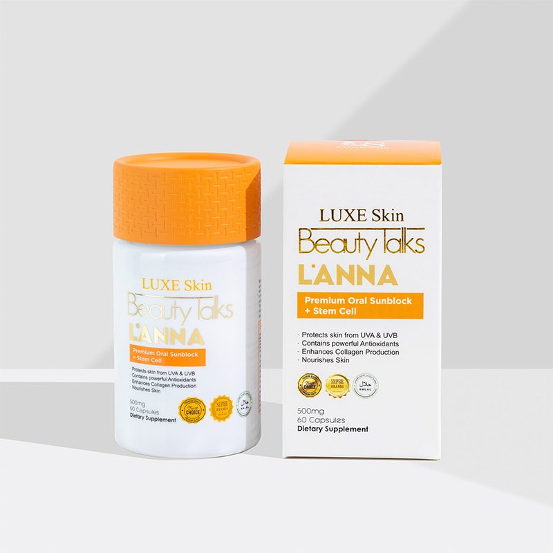Luxe Skin Beauty Talks L’anna Premium Oral Sunblock + Stem Cell 500mg