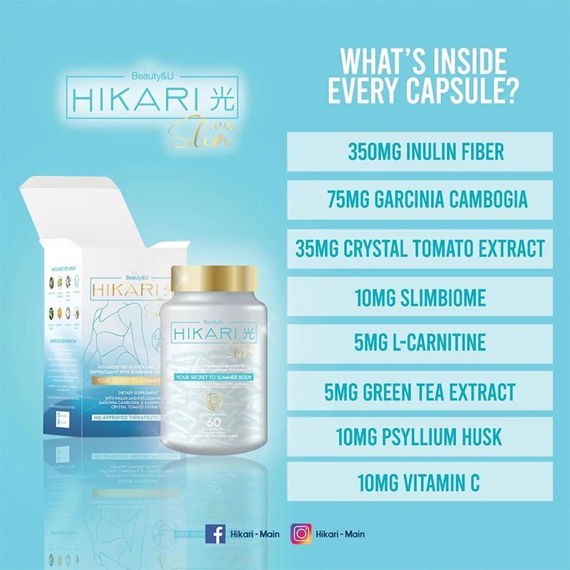 BeautyU-Hikari-Slim-3.jpg Beauty&U Hikari Slim Advanced Fat Burning and Appetite Suppressant with Slimbiome Technology