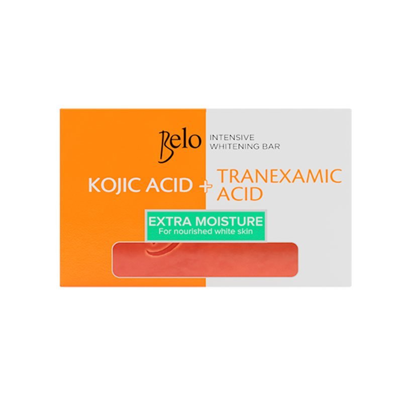 Belo Intensive Whitening Bar Kojic Acid + Tranexamic Acid Extra Moisture For Nourished White Skin 65g