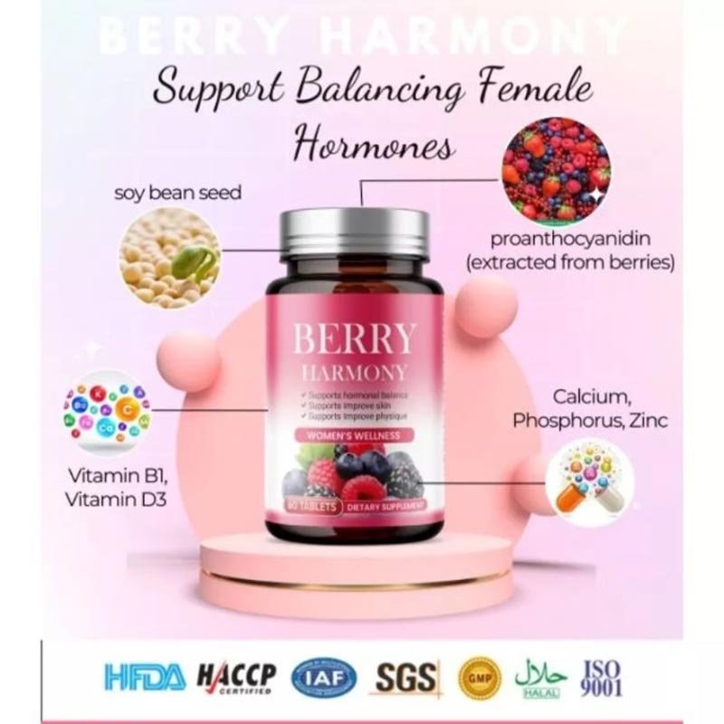 ELICARE Berry Harmony (Women’s Wellness) 60 Tab Dietary Supplement