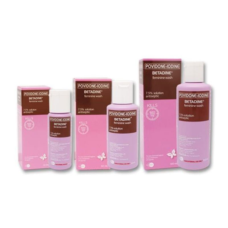 BETADINE Povidone-Iodine 7.5% Antiseptic Feminine Wash 100ml