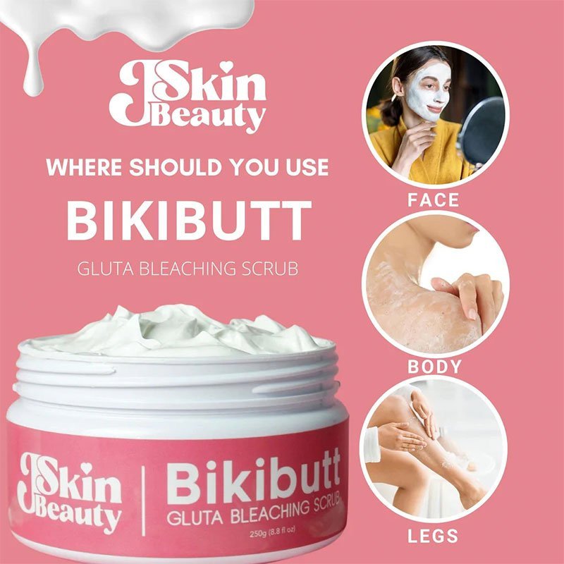 JSkin Beauty Bikibutt Gluta Bleaching Scrub 250g