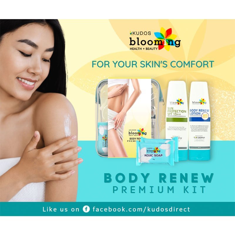Kudos Blooming Health + Beauty Body Renew Premium Kit Product of Philippine
