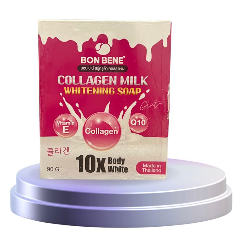 Bon-Bene-Collagen-Soap.jpg Bon Bene Collagen Milk Whitening Soap 90g