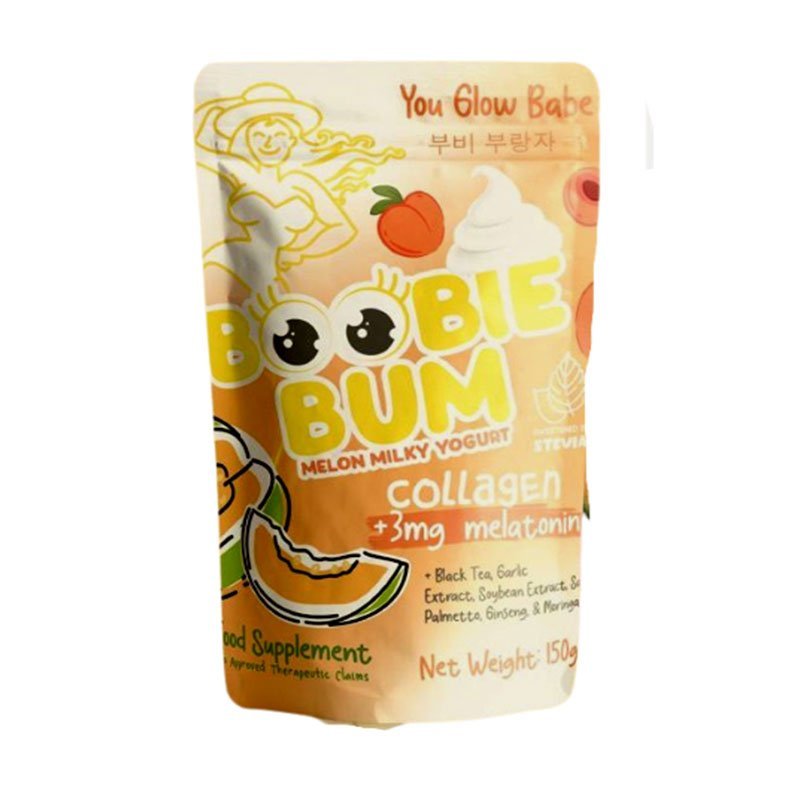 Boobie-Bum-2.jpg You Glow Babe Boobie Bum Melon Milky Yogurt Collagen +3mg Melatonin for Bigger Boobie and Bum