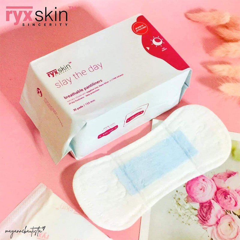 RyxSkin Sincerity Pantiliner With Negative Ion, Nano Silver and FAR Infrared (30 liners)