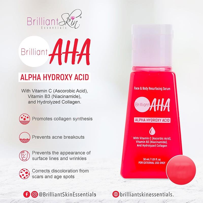 Brilliant Skin Essentials Face & Body Resurfacing Serum (Brilliant AHA)