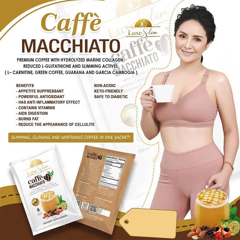 Luxe Slim Caffe Macchiato with Arabica Coffee