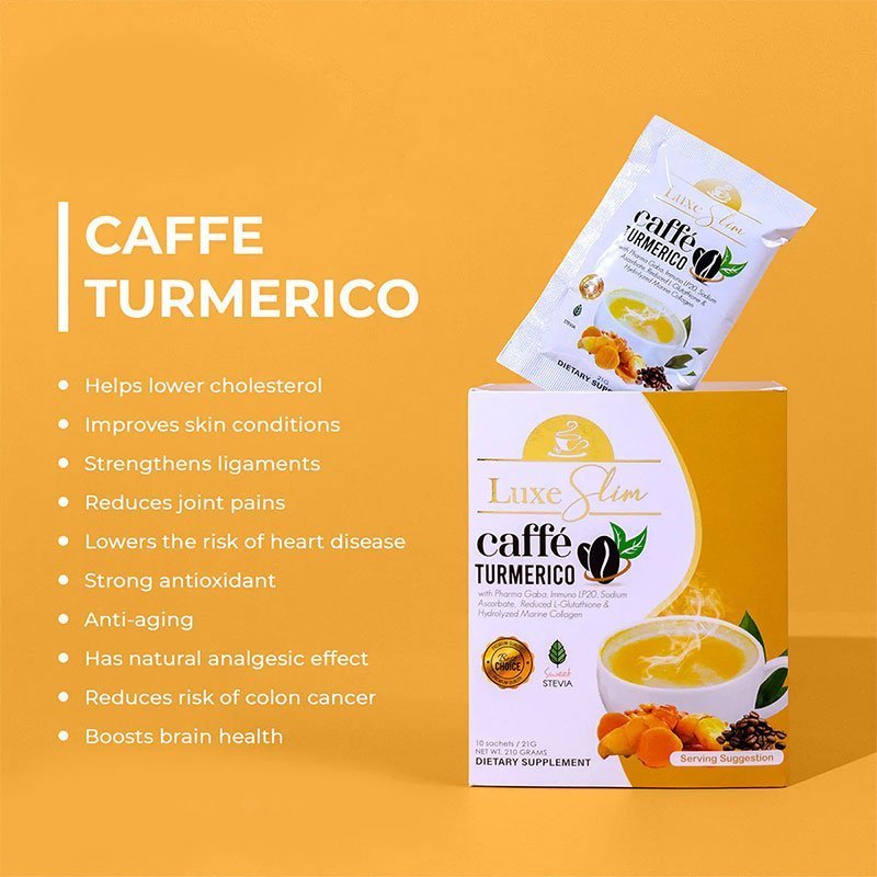 Luxe Slim Caffe Turmerico