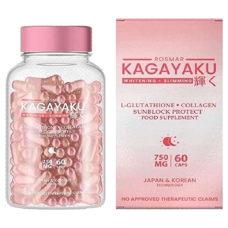 Capsule-1.jpg Rosmar Kagayaku Japan & Korea Gluta + Collagen Capsule 750mg 60 Capsules