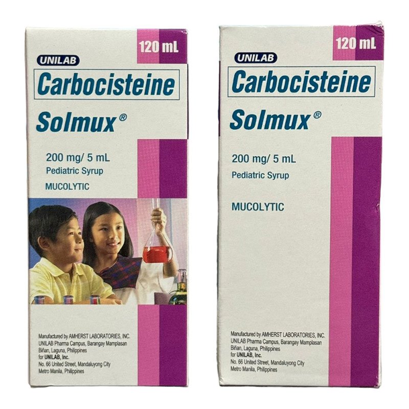 Carbocisteine-Solmux.jpg UNILAB Carbocisteine Solmux Pediatric Syrup 120ml
