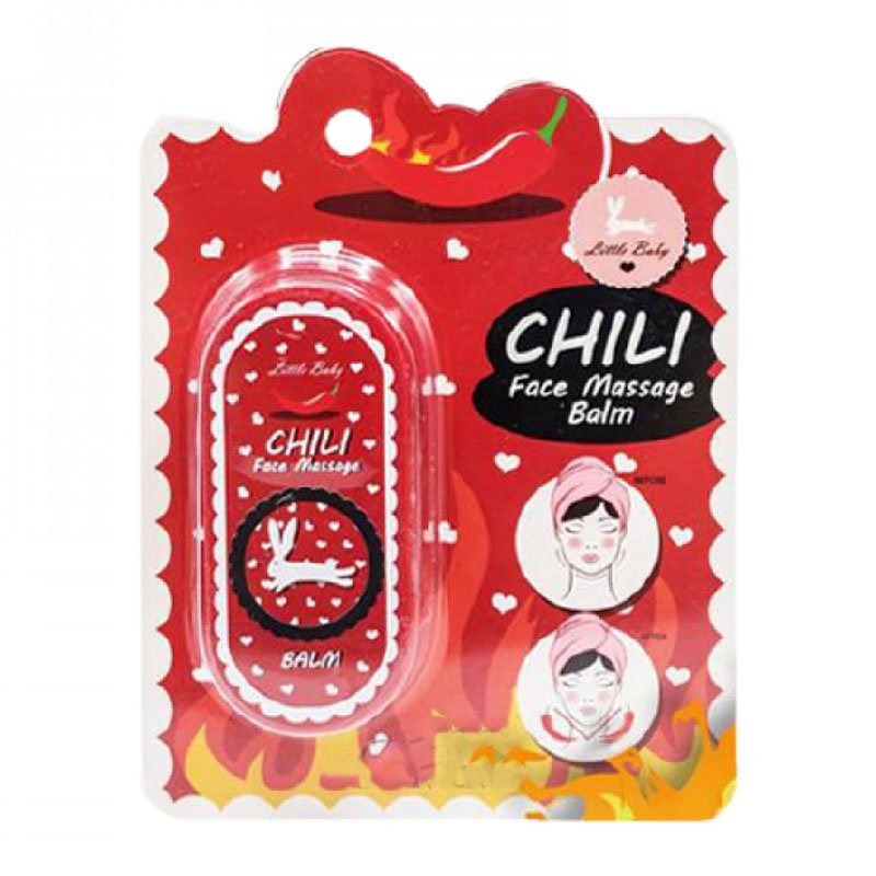 Chili-Face.jpg Little Baby Hot Chili Massage Balm 10g Made in Thailand