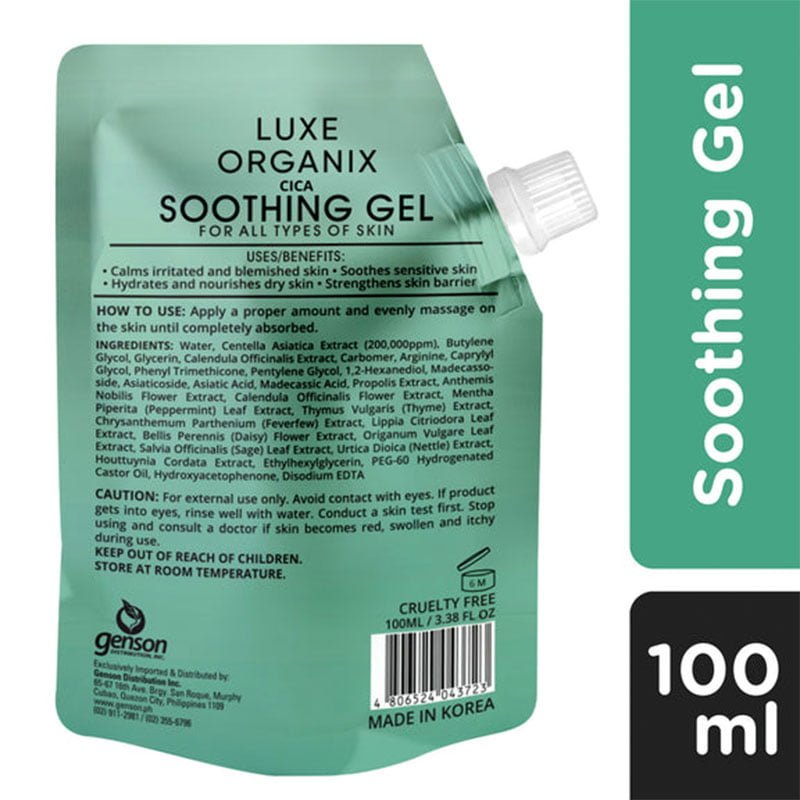 Cica-1.jpg Luxe Organix Cica Soothing Gel 100ml Made in Korea