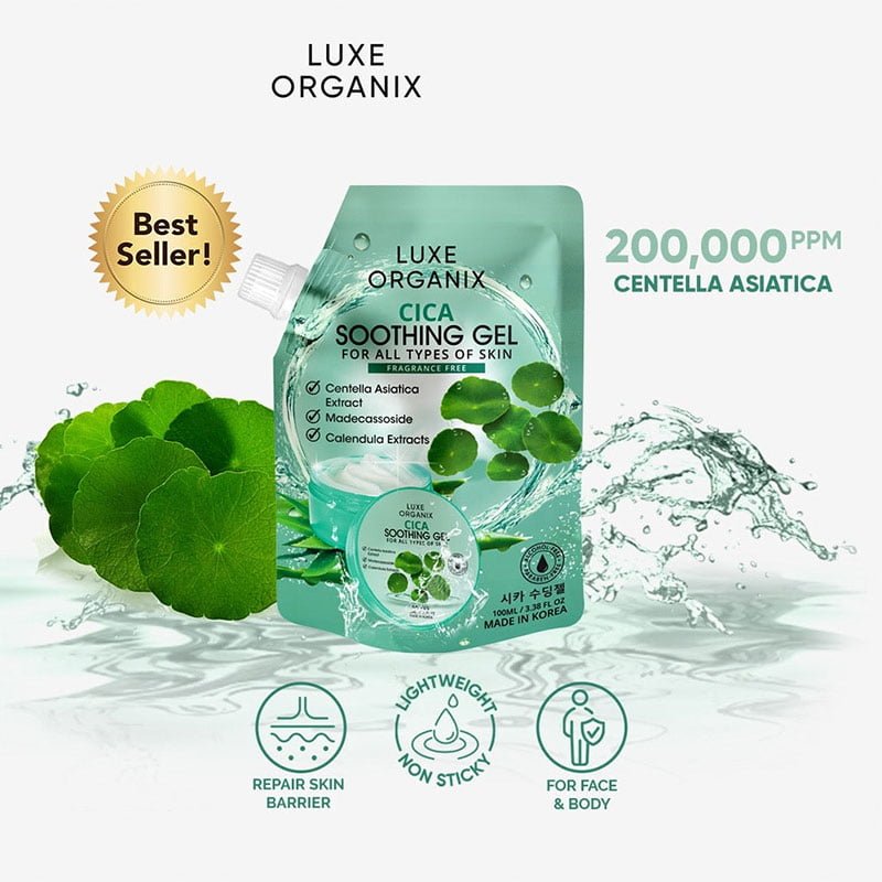 Cica-2.jpg Luxe Organix Cica Soothing Gel 100ml Made in Korea