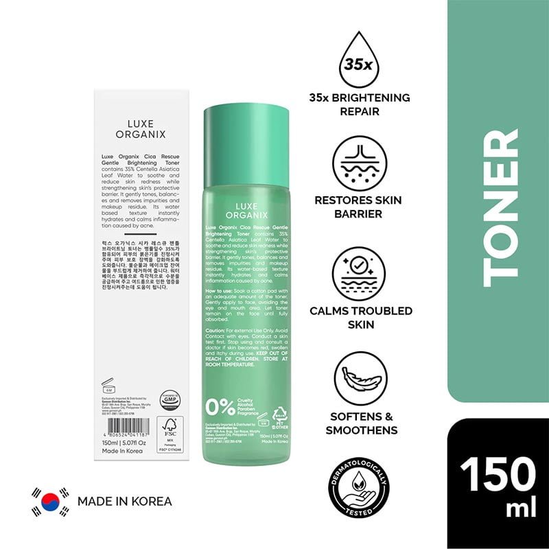 Cica-Rescue-1.jpg Luxe Organix Cica Rescue Gentle Brightening Toner 150ml