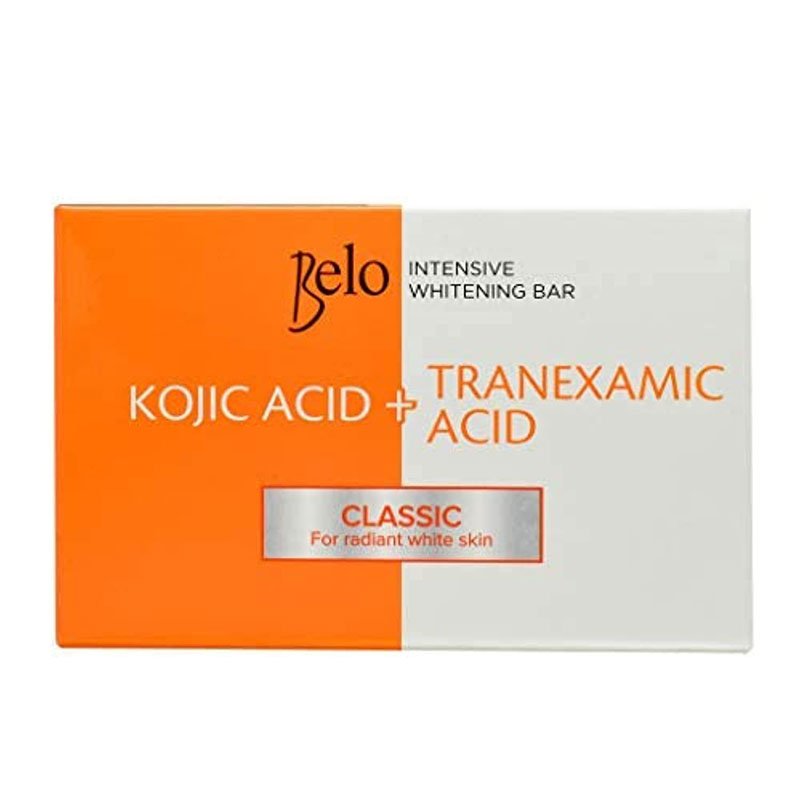 Belo Intensive Whitening Bar Kojic Acid + Tranexamic Acid Classic for Radiant White Skin 65g