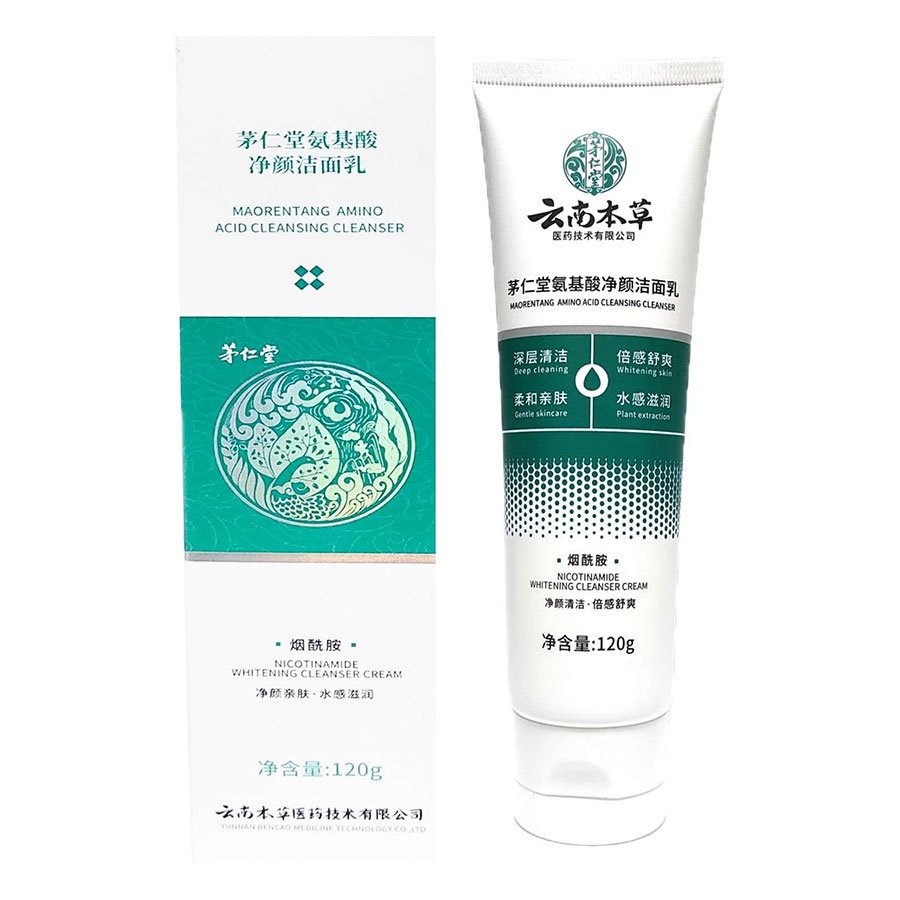 Cleansing-Cleanser.jpg Yunnan Bencao Maorentang Amino Acid Cleansing Cleanser 120g