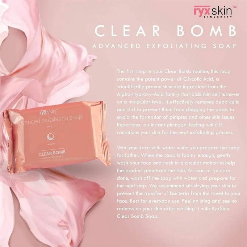 Ryx Skincerity Clear Bomb Advanced Exfoliating Kit