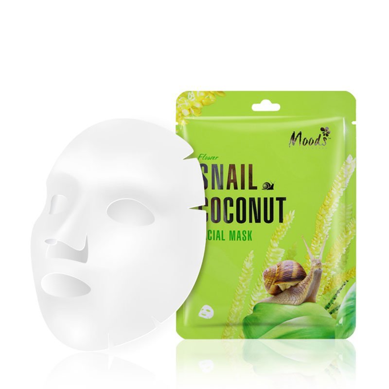 Coconut-Facial-Mask-1-1.jpg Moods Skincare Flower Snail Coconut Facial Mask