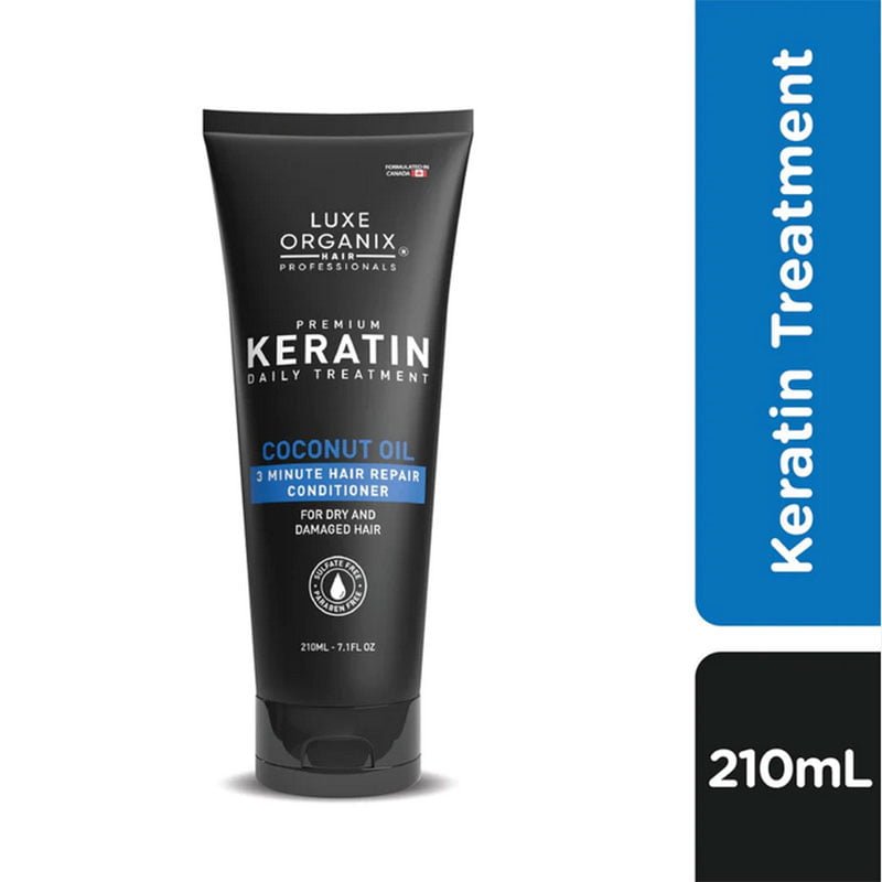 Coconut-Oil.jpg Luxe Organix Hair Professionals Premium Keratin Treatment Coconut Oil Deep Repair Daily Conditioner 250ml
