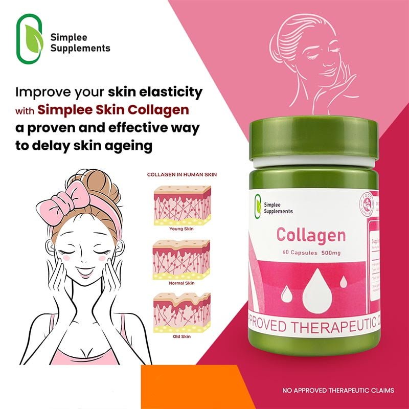 Simplee Supplement Collagen 60 Capsule 500mg