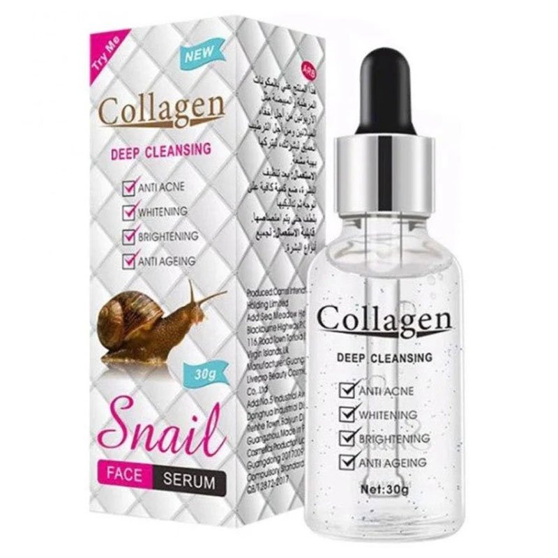 Collagen-Deep-Cleansing.jpg Collagen Deep Cleansing Snail Face Serum