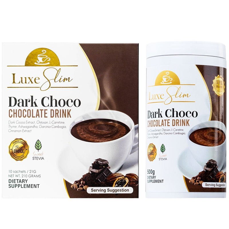 Dark-Chocolate-Mix.jpg Luxe Slim Dark Choco – Chocolate Drink with Dark Cocoa Extract
